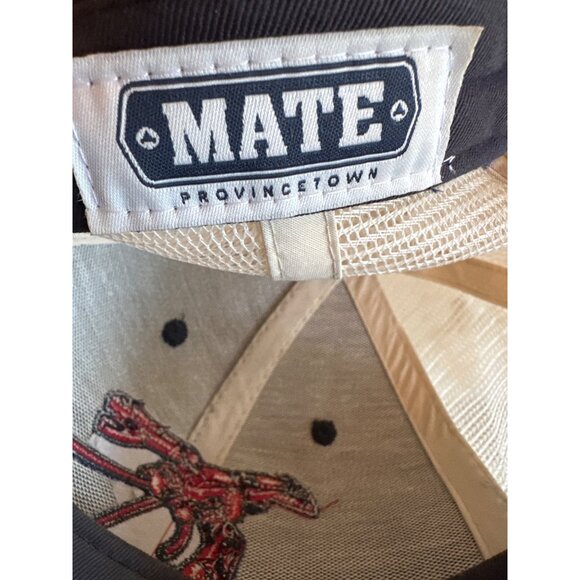 Black Mesh Lobster Hat By Mate Provincetown Adjustable - Picture 6 of 6